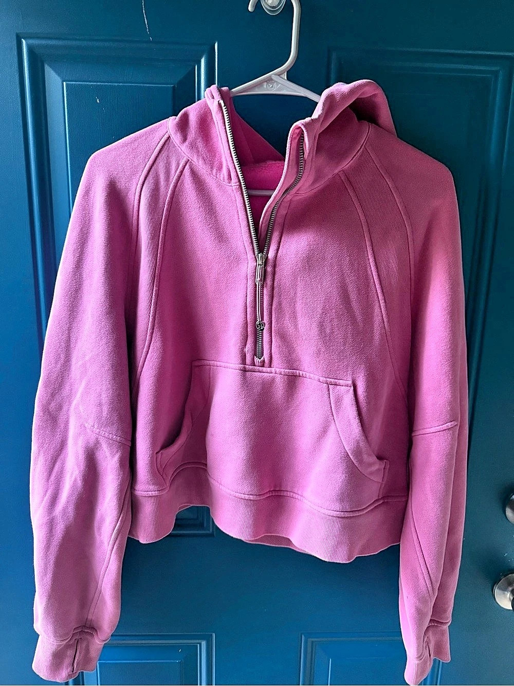 lululemon Scuba Oversized half-Zip Hoodie Pink